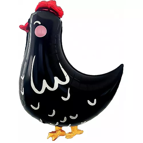Шар Фигура Курица Черный